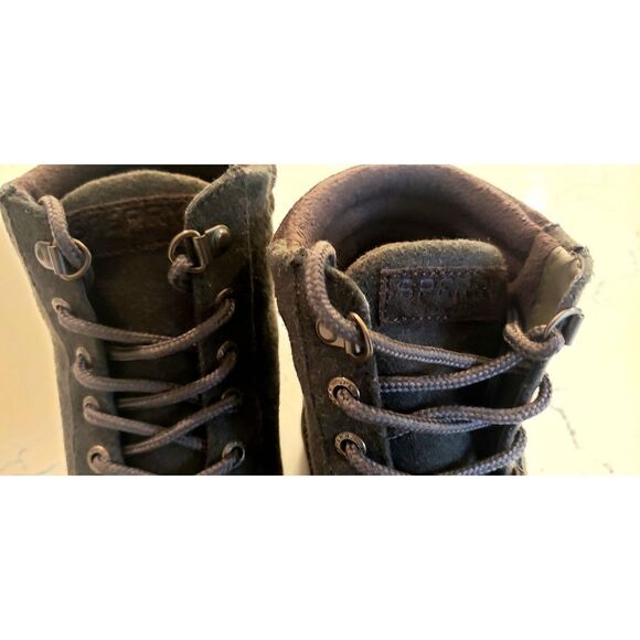 SPERRY MENS AVENUE OLIVE DUCK BOOT NWOB  SIZE US 7 - Picture 7 of 10